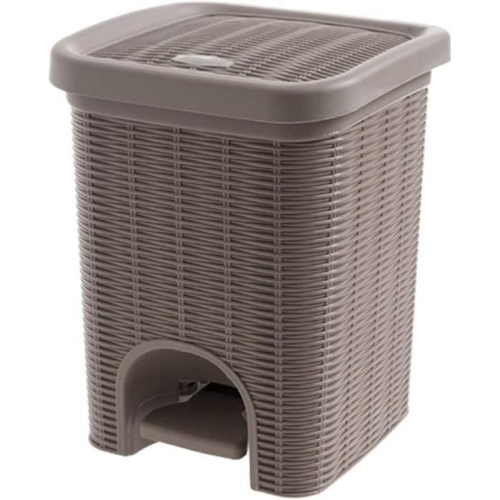 Poubelle De Salle De Bains Avec Pédale - ABS Contemporain - Choix Taille