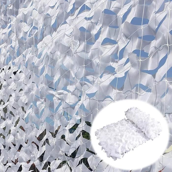 Filet Camouflage Blanc Pxzybd - 2x5m, Protection Solaire Et Intimité