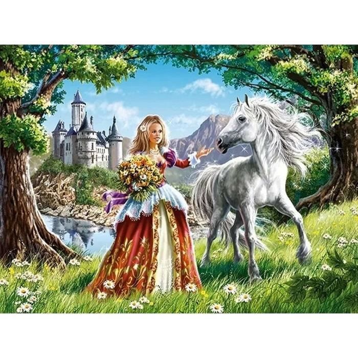 DAERLE Diamond Painting Landscape, Kit de Peinture Diamant 5D, Peinture