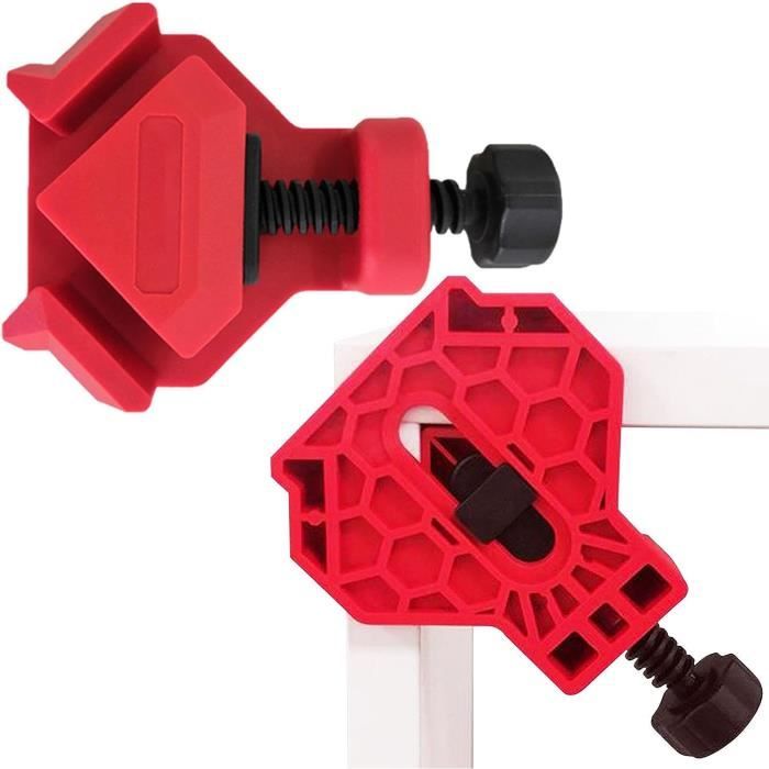 Set De Serrage D'angle Wolfcraft – 4 Pinces, 10-22 Mm, Idéal Pour L'assemblage Précis !