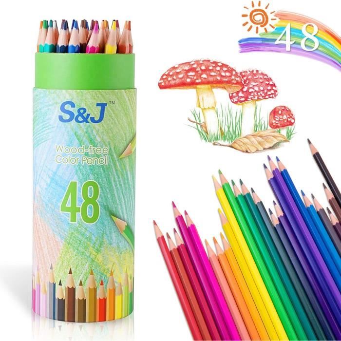 Activité Manuelle Creative Set Coloriage Enfant Qollorette - Rouleau 480cm, Crayons, Autocollants Parc Attractions Cadeau Enfant Artistique