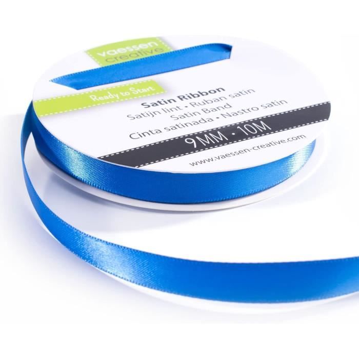 Netuno 1 X Ruban Satin 50Mm X 32M Blanc Ruban Cadeau Décoratif Ruban