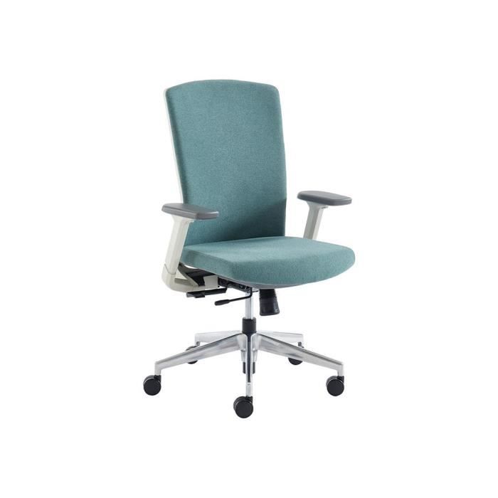 fauteuil de bureau professionnel - tissu - bleu - humia