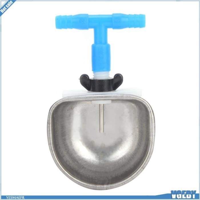 Comparer les prix de YES 10 pcs dabreuvoir lapin accessoires dalimentation bol deau potable martre renard (connecteur té fendu) Siamois trois liens
