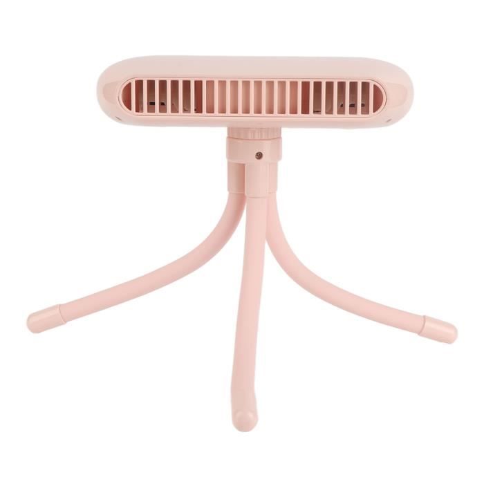 Edosetek - Ventilateur Poussette Bébé 4 Vitesses - Batterie 4000mAh - Trépied 360° - Sécurité Anti-Doigts