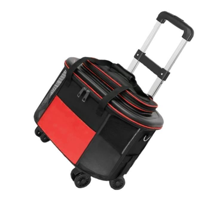 Comparer les prix de Valise à roulettes pour animaux - Vvikizy - Transporteur pour chat - Respirant - Grande capacité - Coque ABS