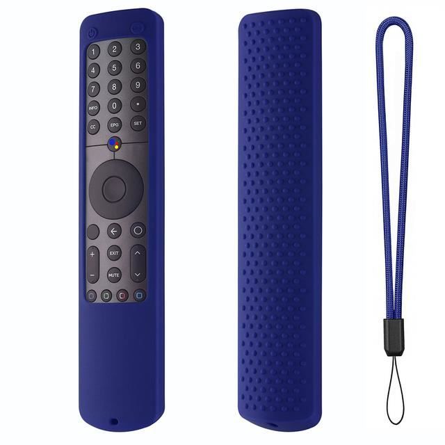 Housse Silicone Pour Télécommande Solaire - Anti-dérapant, Protection Contre Rayures Et Chocs, Couleur Bleue, Universelle