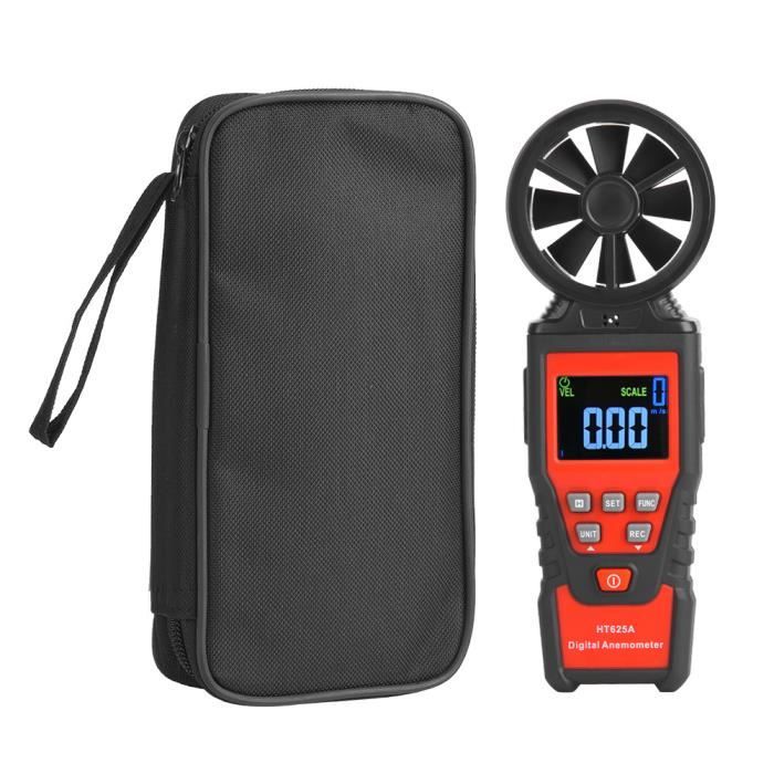 Anémomètre Numérique De Vitesse Du Vent, Jauges De Vent Compteur De Vitesse De Debit Dair Pour Mesurer La Vitesse De La Temperature Du Vent Jauge De Thermometre De Compteur De Vent 77643741