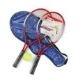 1 ensemble de raquette de tennis créative intéressante de drôle portable pour enfants   RAQUETTE DE TENNIS - CADRE DE TENNIS-1