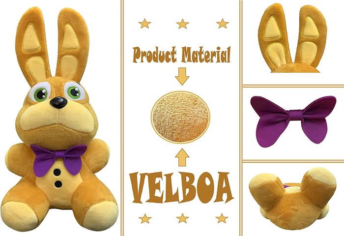 Collection Horreur Douce Pour Enfants Peluche FNAF Bonnie Sisters Location Golden Foxy - Jouet Five Nights At Freddy's Cadeau Enfant Noël Anniversaire