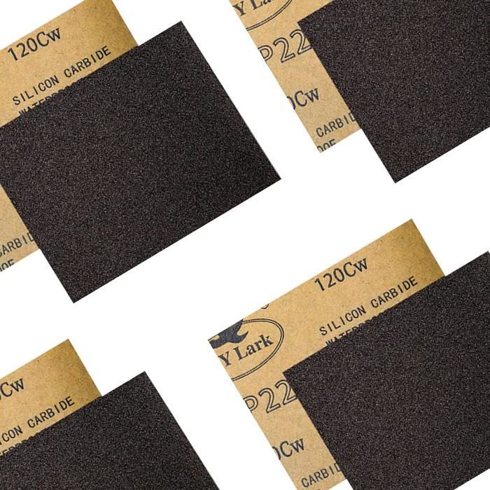 Papier de Verre Rouleau Sec à l'Eau Papier Abrasif 5m x 93mm Feuilles  Abrasives pour Ponçage Polissage, Grain 240[196] - Cdiscount Bricolage