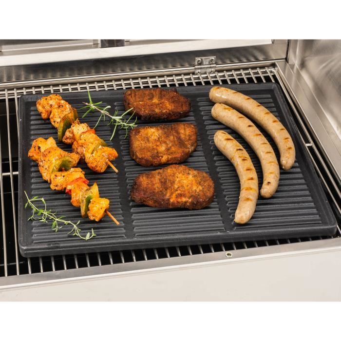Plaque De Cuisson Réversible Legend En Fonte – Grille Et Plancha, 20 X 9.5 Pouces, Neuve Sous Blister