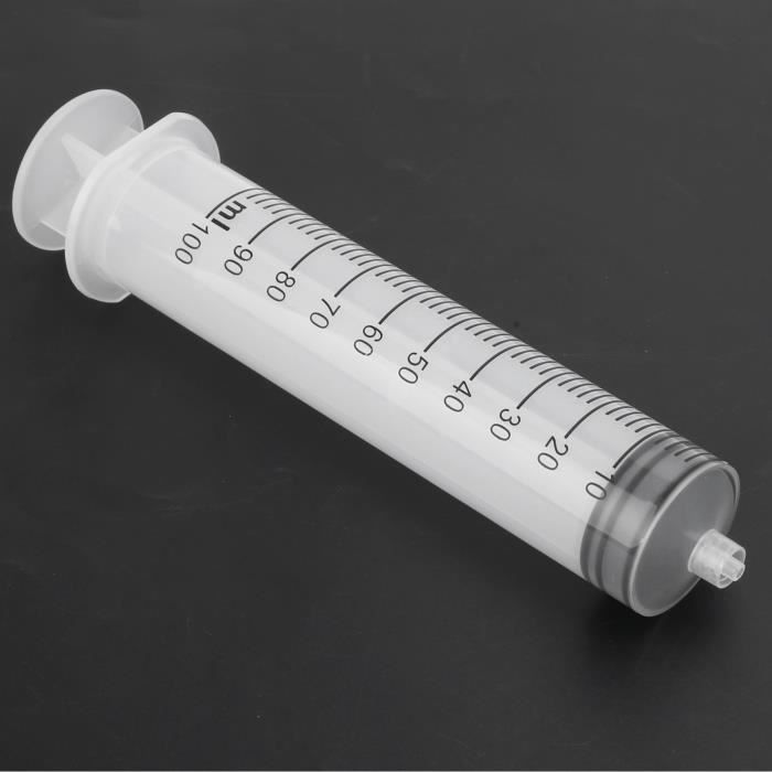 200ml Grande capacité seringue jetable d'injecteur en plastique  lavement+tube 1m - Cdiscount Informatique