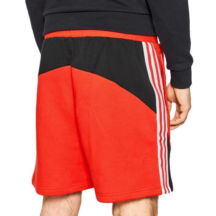 Short adidas top rouge homme