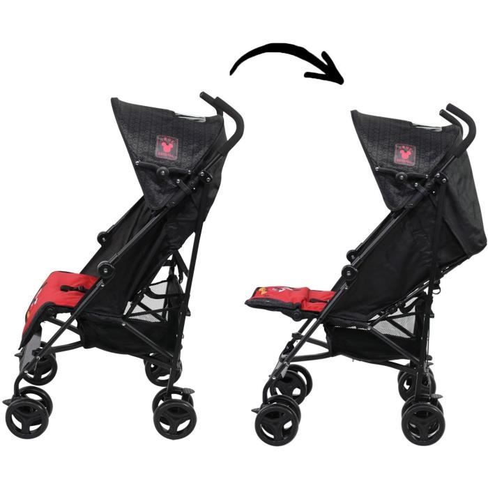 Poussette deals canne couchable