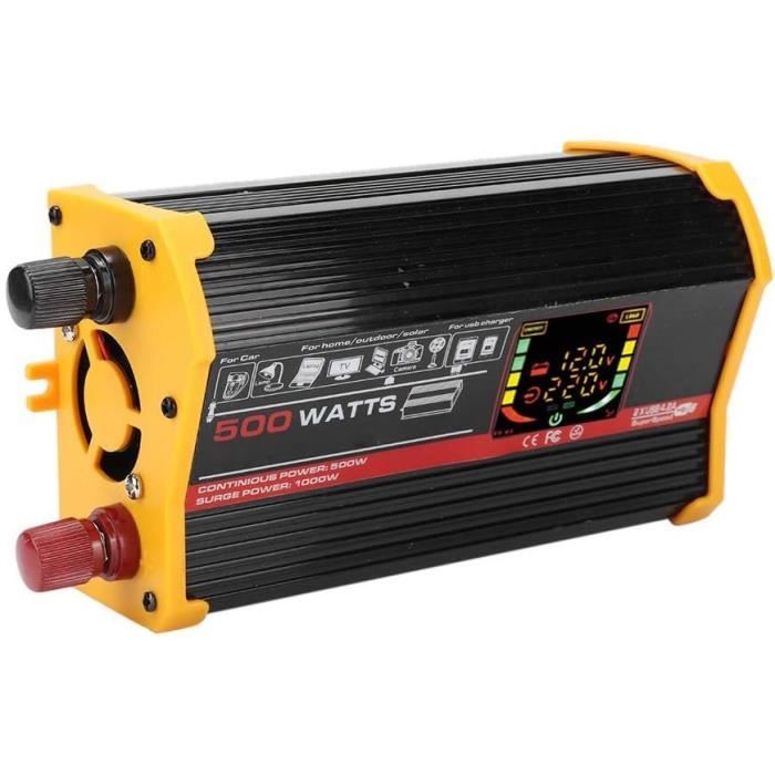 Onduleur 12V à 220V 40W - Module Boost Compact - Pour Camping, Urgences, Alimentation électronique - Protections Intégrées - 7