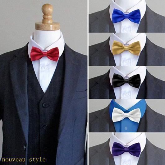 Set 3 En 1 Cravate Étroite 6cm + Nœud Papillon + Mouchoir De Poche - Motif Tête De Mort - Style Yuppie