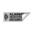 Autocollant Alarme Maison  Alarme Sécurité, lot de 14 autocollants dissuasifs, Adhésif alarme maison aspect alu brossé-2