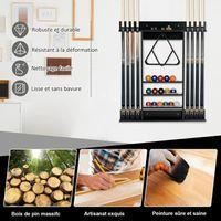 Asixxsix Support Mural Pour Queue De Billard, Support Mural Pour Queue