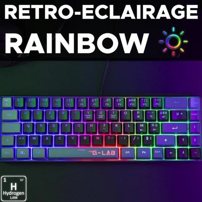 Gaeirt Gaming Bedrade Muis, Zwarte Gamingmuis Zwart 6 RGB Achtergrondverlichting 6 Dpi Niveaus Voor Desktopcomputers Voor Laptop
