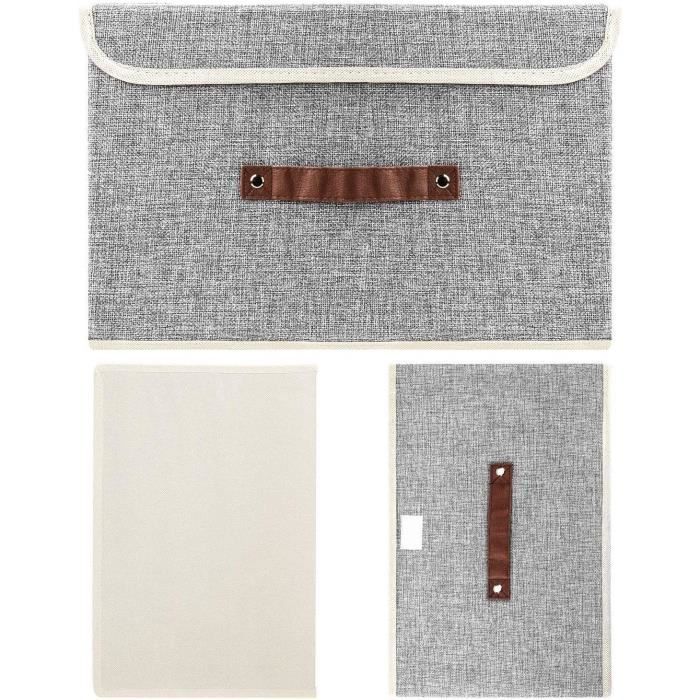 Petite Panier de Rangement Lot de 3, boites de Rangement en Tissu avec Petite Panier de Rangement Lot de 3, boites de Rangement en Tissu avec