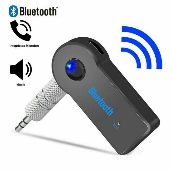 Récepteur Bluetooth 5.0 - Adaptateur de récepteur audio Bluetooth pour  système audio de streaming de musique, adaptateur audio sans fil Rca Aux  3,5 mm pour smartphones Pc Ca