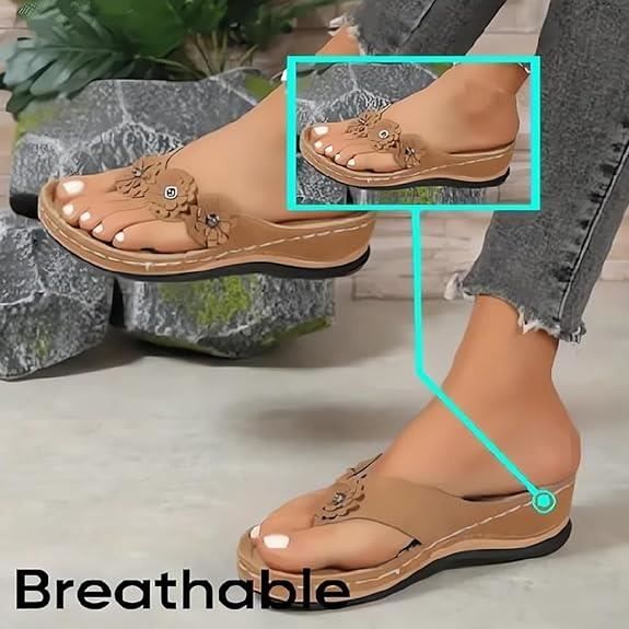 Sandales Podoline Patti En Cuir Noir - Semelle à Billes Massage - Pointure Sélectionnable - Neuves Boîte