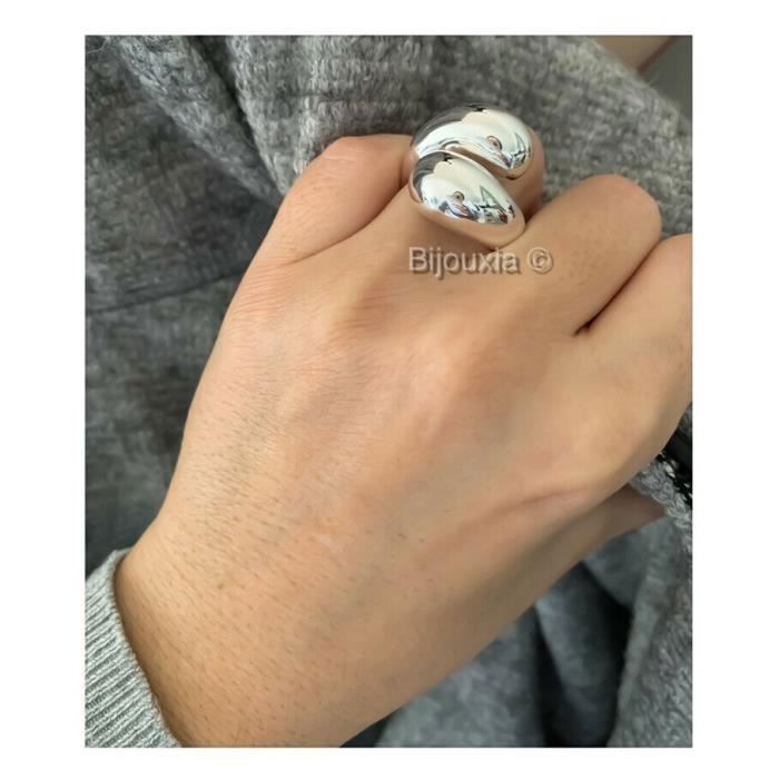 Bague Argent Massif Moderniste Taille 57 | Créateur Ancien 8.5g