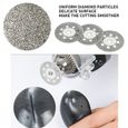 60b -Disques de coupe diamant 60 pièces,roue de ponçage,lame de scie circulaire,Mini perceuse Dremel,outil rotatif,ensemble d'a-3
