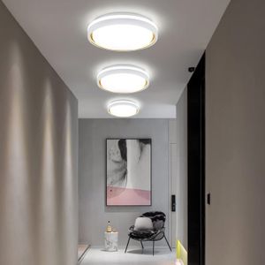 Plafonnier LED Rond 30 Cm 18W 6500K | Blanc Froid 2400LM | IP44 | Pour Chambre, Salon, Salle De Bain