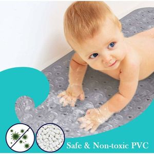 Tapis De Baignoire Antidérapant Gel De Silice - Motif Enfant - 2 Tailles Et Couleurs Disponibles