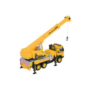 Lot De Véhicules De Chantier Majorette - Jaune - Échelle 1:100 - Métal