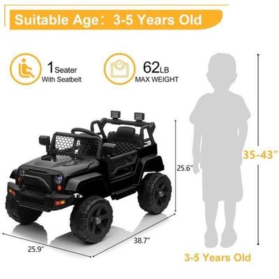 12V Voiture Électrique Enfant Avec Télécommande 2,4G