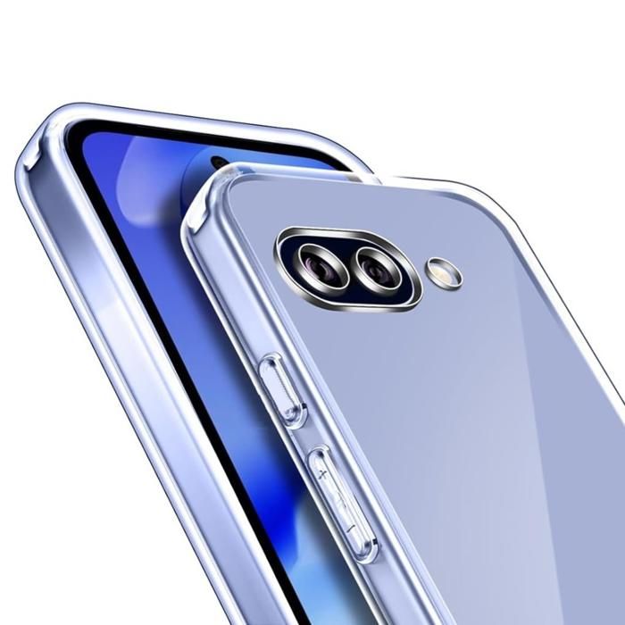 GoodcAcy Coque Avec Cordon Pour Google Pixel 9A, Etui Avec Collier - Tour De Cou Lanière En Corde - Silicone Antichoc Housse Avec Réglable Chaine Étuis à Bandoulière Et Cordon- Bleu