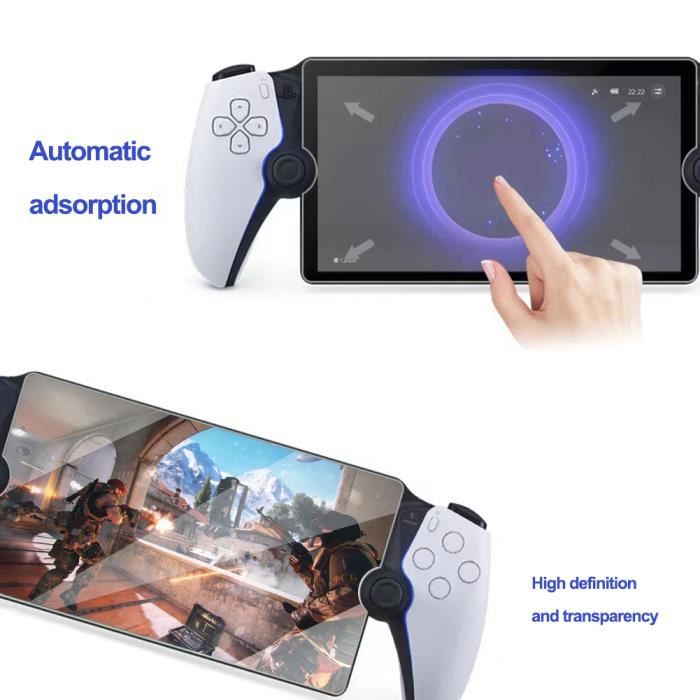 3 PIÈCES - Film de protection en verre pour console PlayStation Portal,  protecteur d'écran, accessoires de je