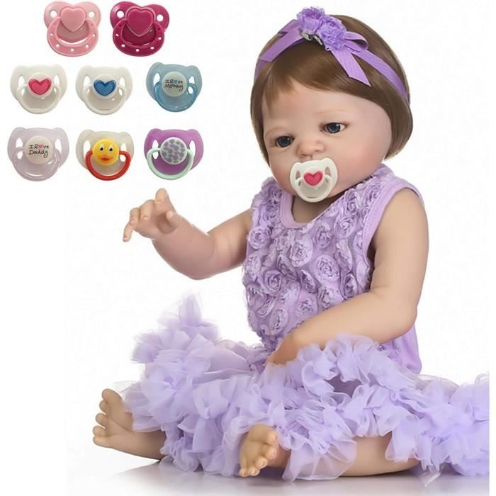 Dinohhi Sucette Poupée Reborn Sucette Magnétique Tétine Pour Poupées Jeu Simulation Jouet De Bain 6 Parent Dinohhi Sucette Poupée Reborn Sucette Magnétique Tétine Pour Poupées Jeu Simulation Jouet De Bain 6 Parent
