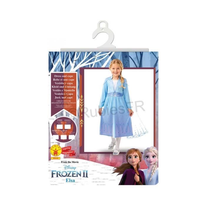 Déguisement luxe Elsa La Reine des neiges 2™ fille : Deguise-toi, achat de  Déguisements enfants