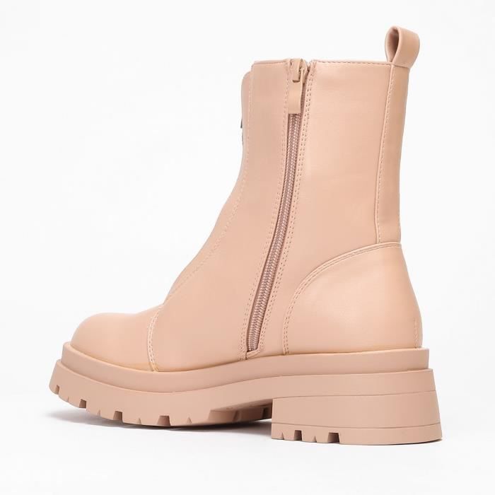 Bottines plates 2025 zippées