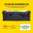 Corsair Vengeance RGB PRO Series 16 Go (2x 8 Go) DDR4 3600 MHz CL18 - Kit Dual Channel 2 barrettes de RAM DDR4 PC4-28800 --4