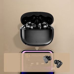 Écouteurs Sans Fil Bluetooth 5.4 Réduction Bruit 3D Stéréo HiFi IPX7 - Oreillettes Sportives Étanchées Noir