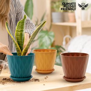 Soucoupe Plastique Jardiland Tinksky Lot De 25 Soucoupes En Plastique Pour Pots De Fleurs Soucoupe Plastique Rectangulaire