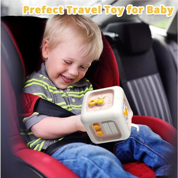 Vanplay Jouet en bois à partir de 1 an - Grand cube de motricité Montessori - Jouet de motricité - Jouet éducatif - Cadeau pour bébé - 1, 2, 3, 4 ans Vanplay Jouet en bois à partir de 1 an - Grand cube de motricité Montessori - Jouet de motricité - Jouet éducatif - Cadeau pour bébé - 1, 2, 3, 4 ans