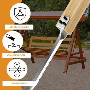 Lot De 4 Ancrages Au Sol Pour Balançoire, Ancrage Au Sol, Stabilisation Lot De 4 Ancrages Au Sol Pour Balançoire, Ancrage Au Sol, Stabilisation