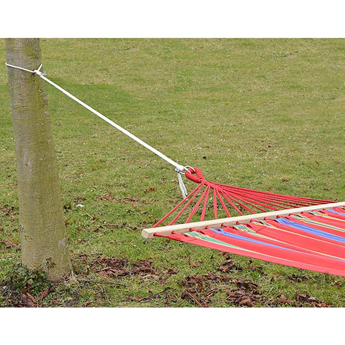 2 Sangles De Fixation Pour Hamac Ou Balançoire - 0,6 M, Charge Max 400 Kg, Mousquetons En Acier, Intérieur/extérieur