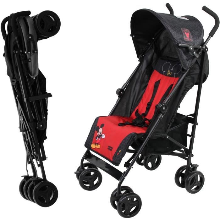 Poussette canne shop rose minnie