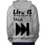 Scarica Gratis Images La Vie Est Court Blague Drole Parler Vite Men Xl Sweat A Capuche dernière par