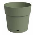 Pot - ARTEVASI - CAPRI - Large - Réserve d'eau - Vert Cendre - L49,5 x P49,5 x H47,2 cm-0