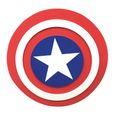 Bouclier en mousse - Captain America - Rouge - Enfant - Avengers-0