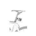 Fixation de plaque de numéro de dossard BBB NumberFix BSP95 - Accessoire vélo loisir-0