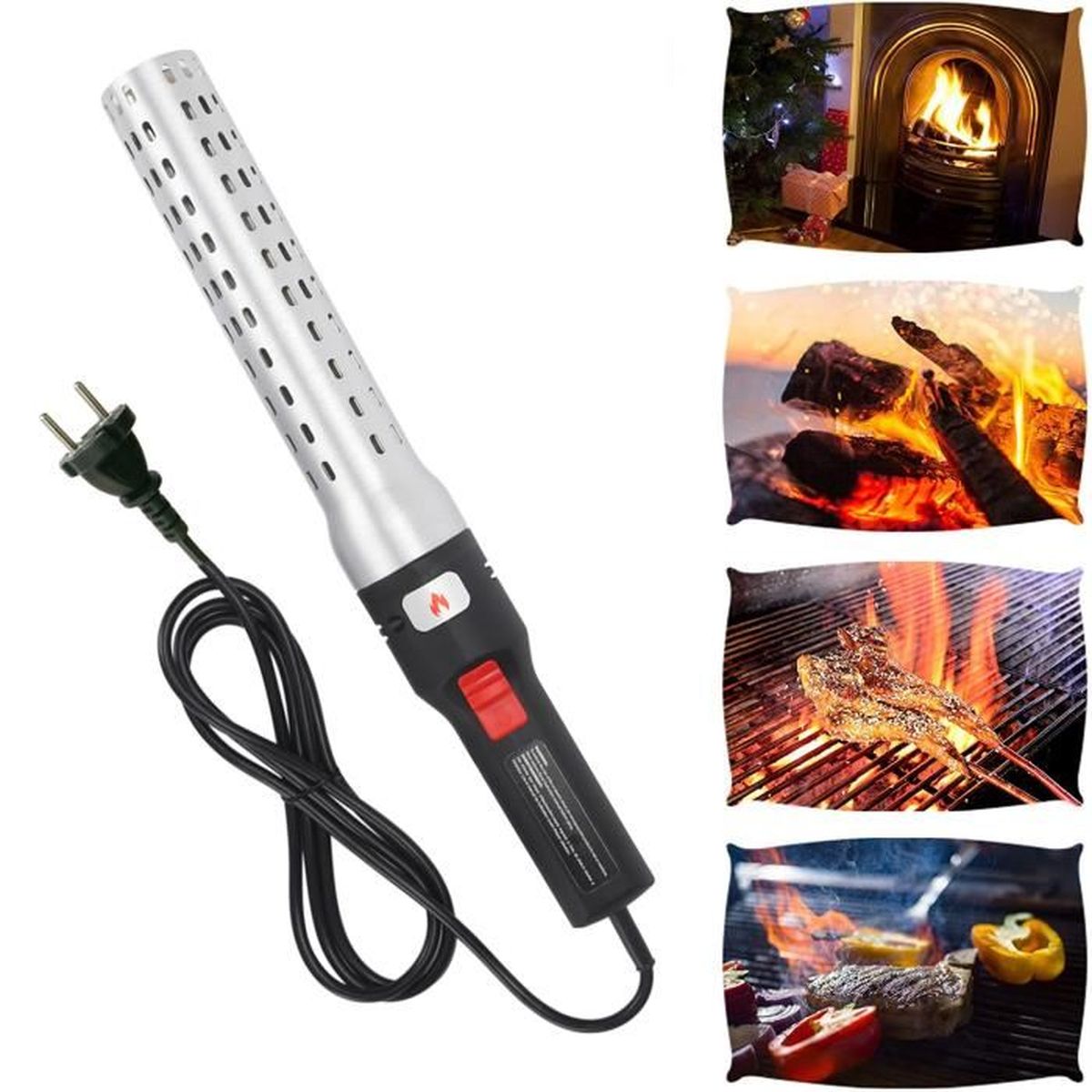 BBQ Starter Grill Fire Lighting Tools Allumecharbon électrique de
